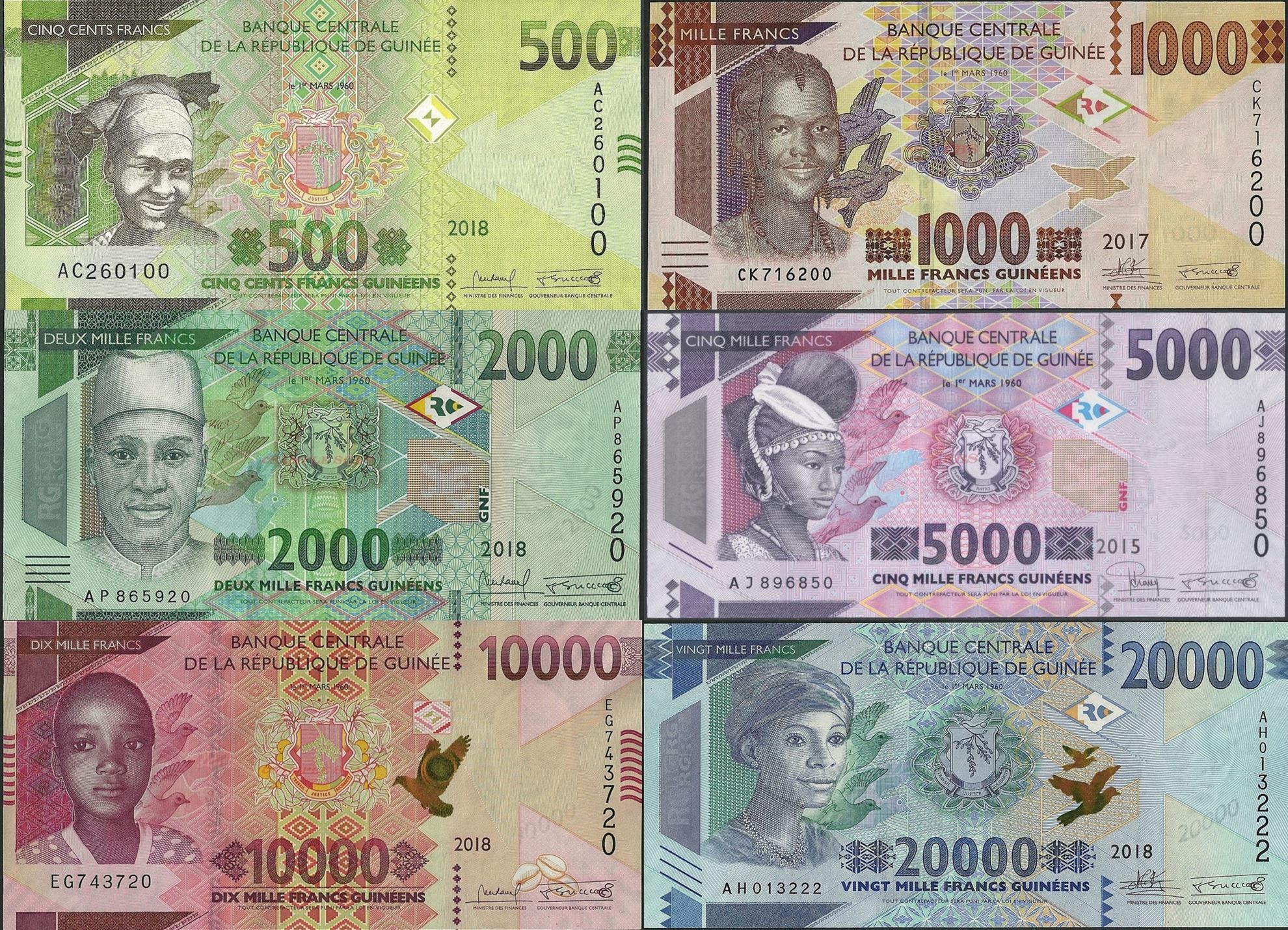 0004391guineasetb339-b344500-20000-francs2015-2021