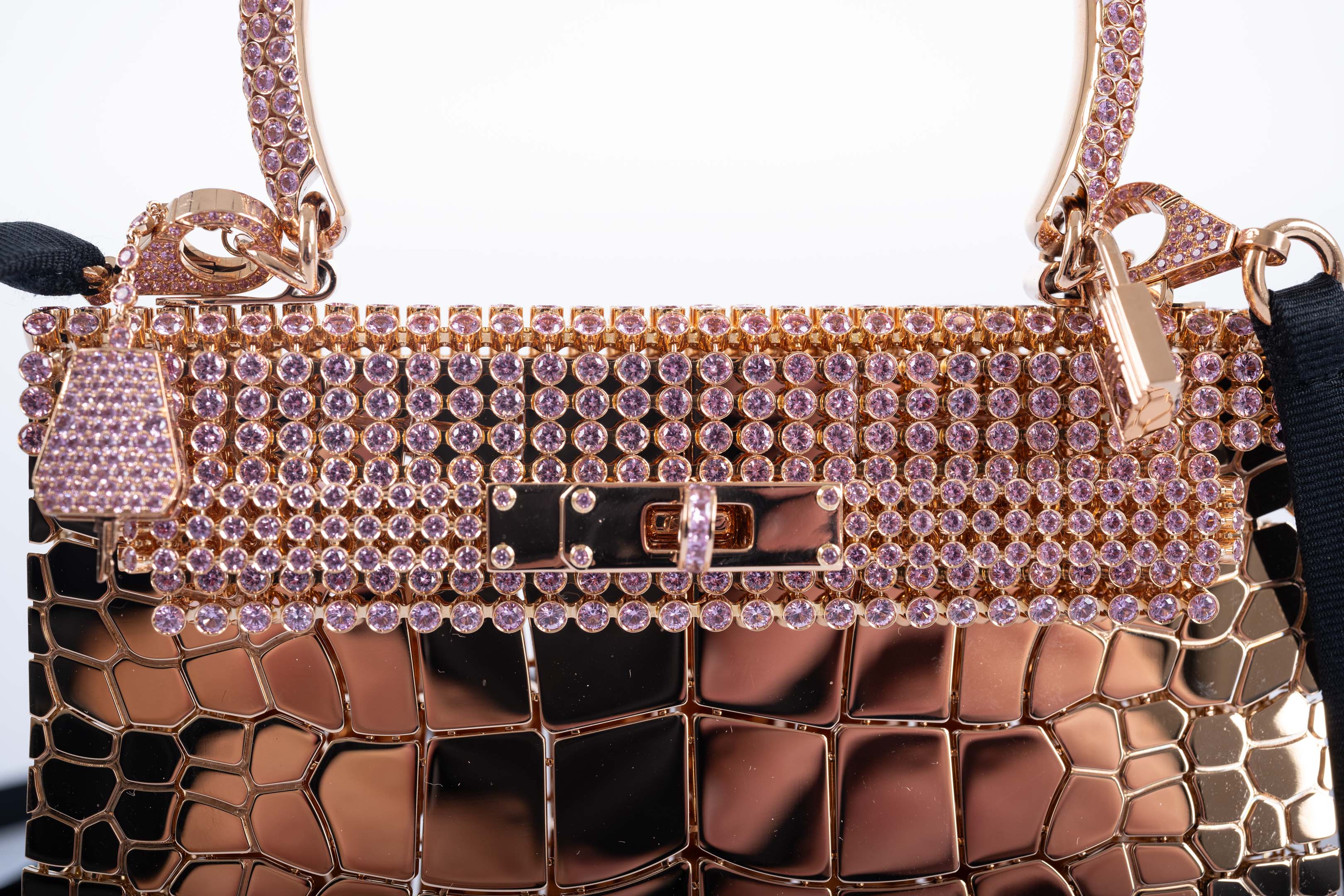 Hermes-Mini-Sac-Bijou-Kelly-18K-Rose-Gold-80ct-Pink-Sapphire-Pierre-Hardy-5 1