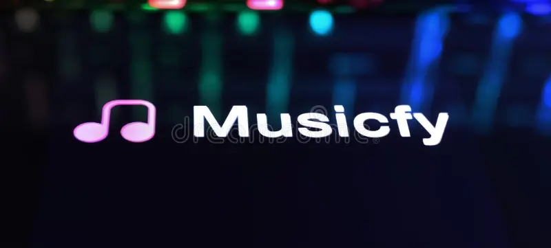 viersen-germany-march-closeup-smartphone-logo-lettering-ai-voice-song-generator-musicfy-computer-keyboard-311943898