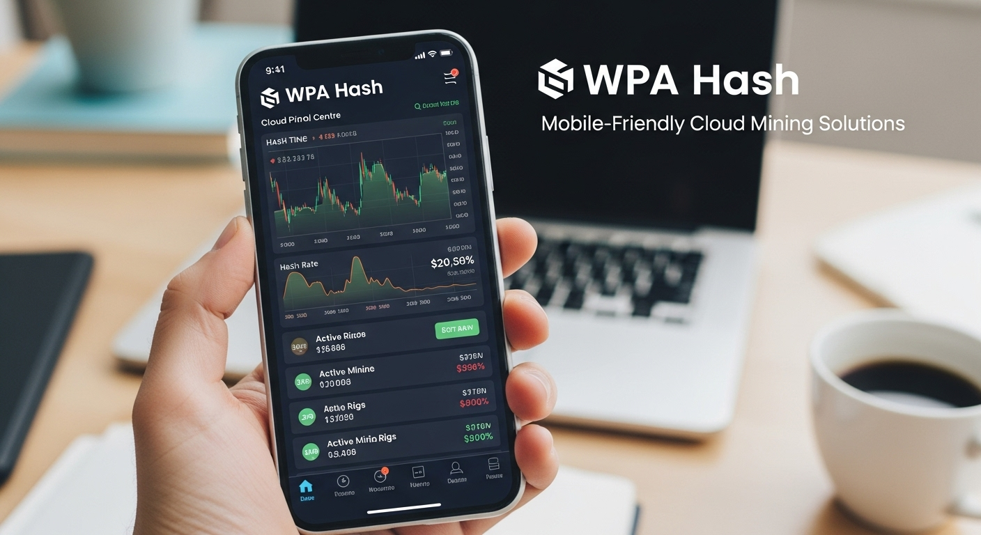 From Smartphone to Mining Control Center: WPA Hash Introduces Mobile-Friendly Cloud Mining Solutions
