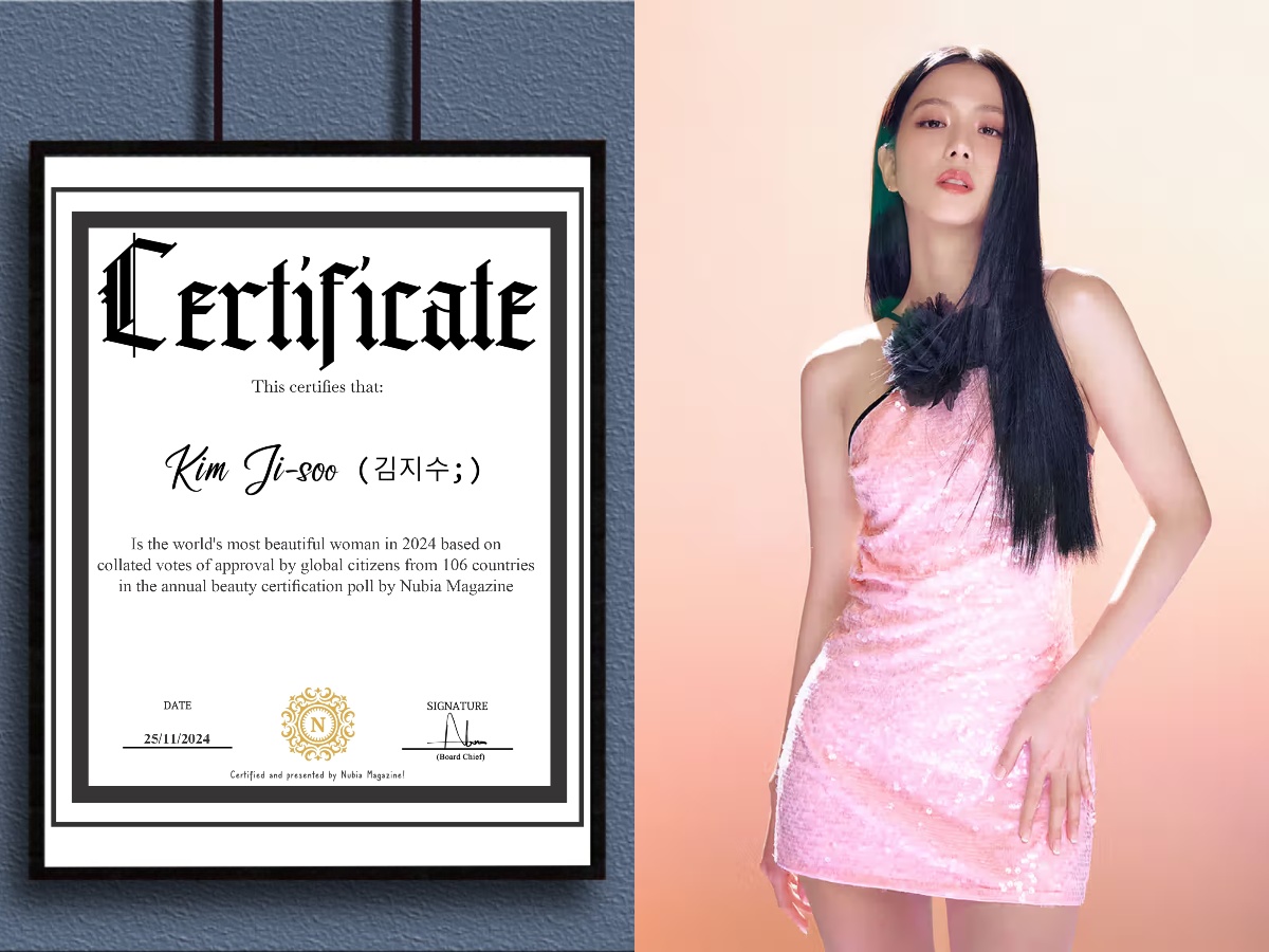 Kim Jisoo Officially Certified As The Most Beautiful Woman In The World 2024