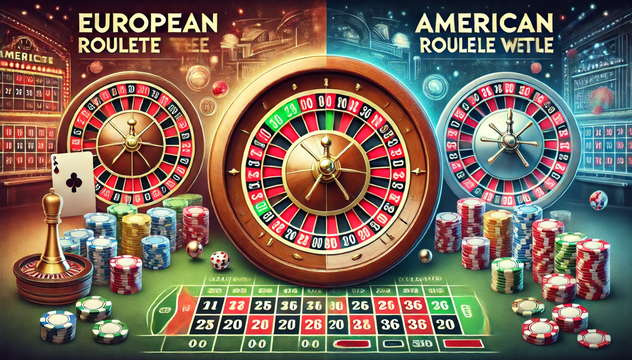 The Differences Between European and American Roulette in Online Casinos