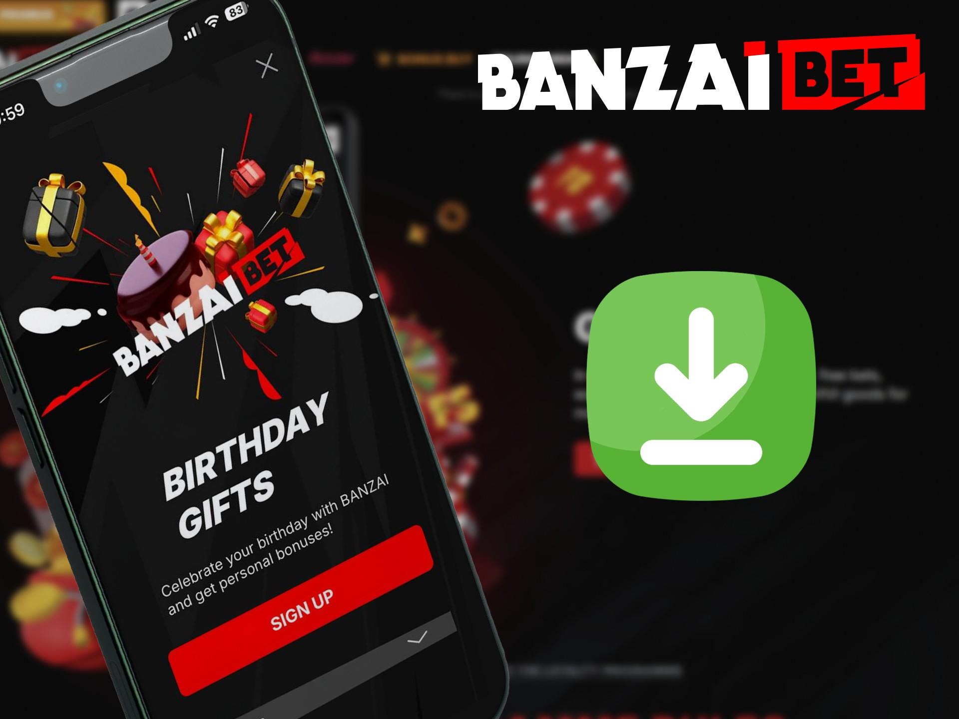 How to Download and Install Banzai Bet APK?