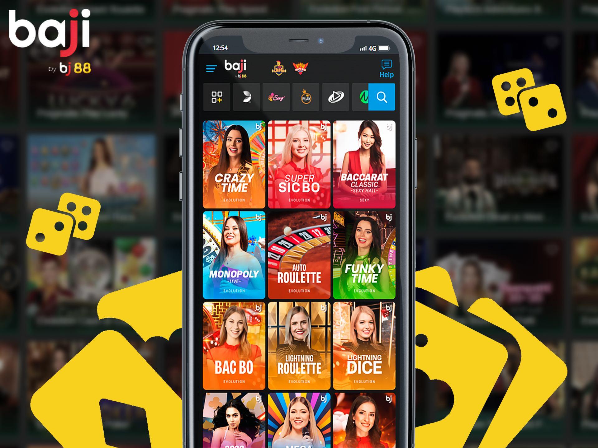 Baji App for Playing Casino Games
