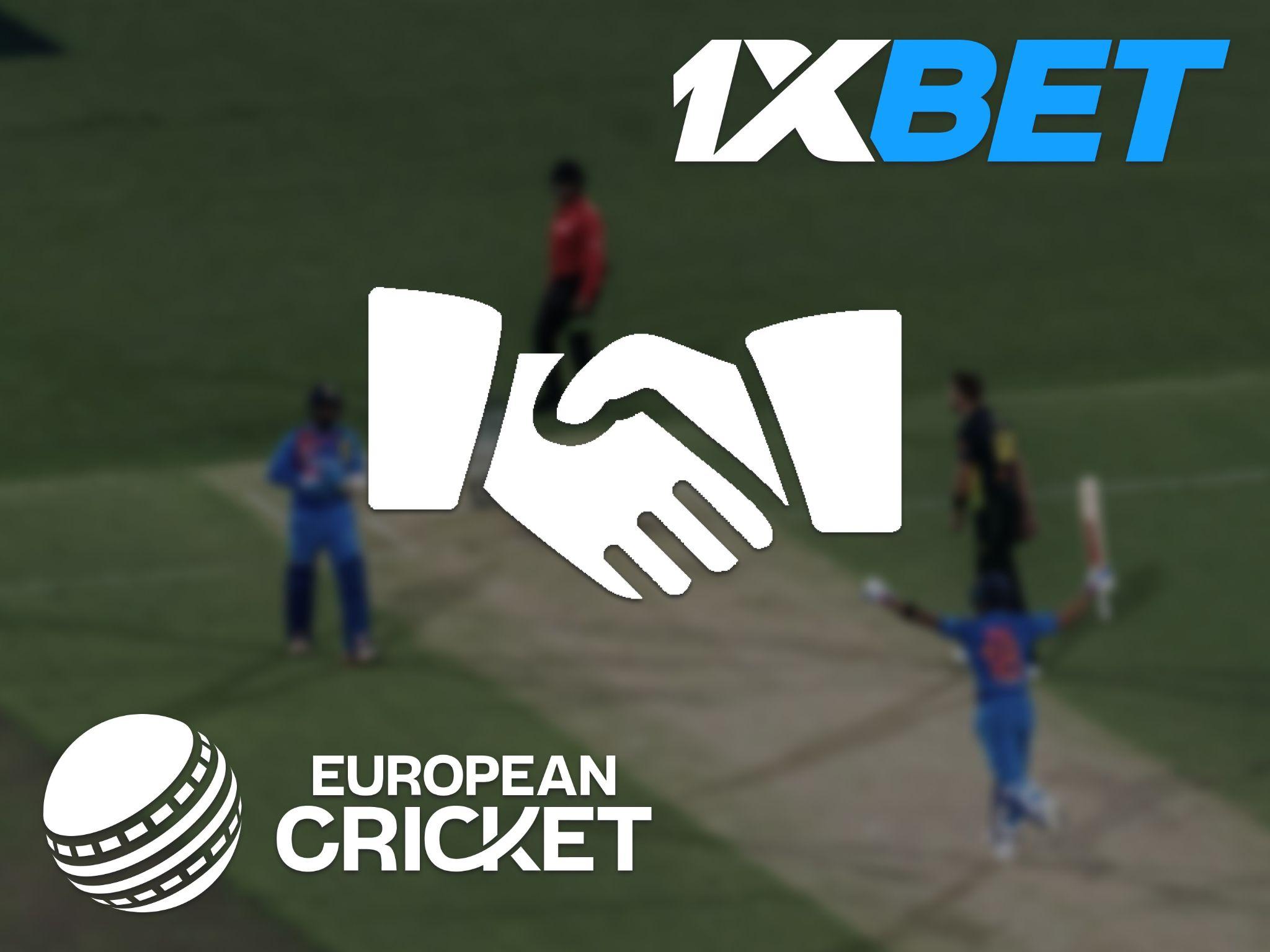 1xBet Teams Up with European Cricket Network to Boost Cricket in Europe