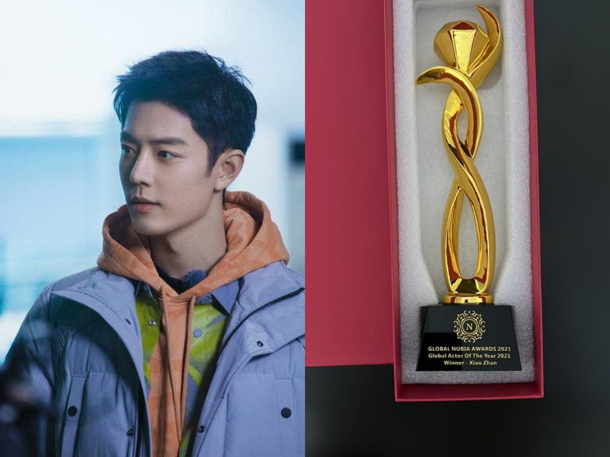 Xiao Zhan Wins Global Actor Of The Year 2021 Award